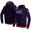 Pro Standard Navy Washington Capitals Retro Classic Fleece Pullover Hoodie In Navy
