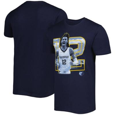 Stadium Essentials Men's And Women's  Ja Morant Navy Memphis Grizzlies Player Skyline T-shirt