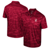 Colosseum Cardinal Stanford Cardinal Daly Print Polo In Cardinal