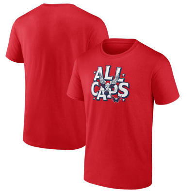 Fanatics Branded Red Washington Capitals Local Domain T-shirt