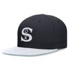 NIKE NIKE NAVY/WHITE CHICAGO WHITE SOX REWIND COOPERSTOWN TRUE PERFORMANCE FITTED HAT