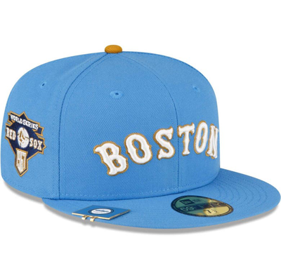 New Era Light Blue Boston Red Sox City Flag 59fifty Fitted Hat