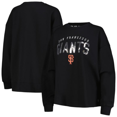 Dkny Sport Black San Francisco Giants Penelope Pullover Sweatshirt