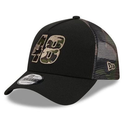 New Era Black Alex Bowman  Camo 9forty A-frame Trucker Adjustable Hat
