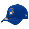NEW ERA NEW ERA ROYAL MILWAUKEE BREWERS TEAM COLOR A-FRAME 9FORTY ADJUSTABLE HAT