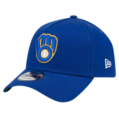 New Era Royal Milwaukee Brewers Team Colour A-frame 9forty Adjustable Hat