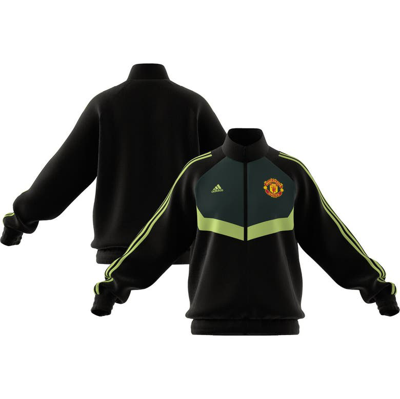 Adidas Originals Men's Adidas Black Manchester United X Stone Roses 2023/24 Urban Purist Woven Full-zip Track Jacket