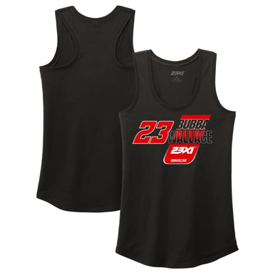 23xi Racing Black Bubba Wallace Racer Back Tri-blend Tank Top