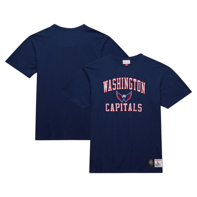 Mitchell & Ness Men's  Navy Washington Capitals Legendary Slub T-shirt