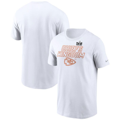Nike Men's  White Kansas City Chiefs Super Bowl Lviii Local T-shirt