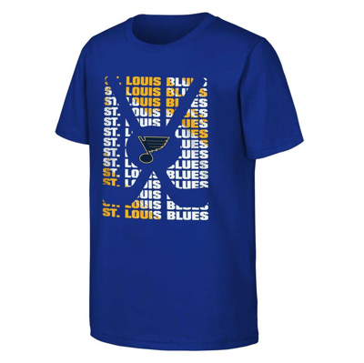 Outerstuff Kids' Youth Blue St. Louis Blues Box T-shirt