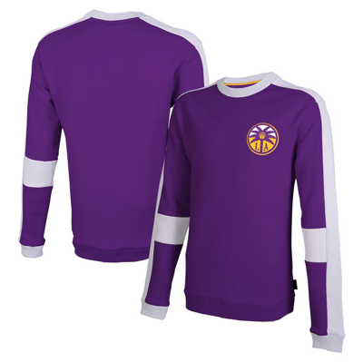 Stadium Essentials Unisex  Purple Los Angeles Sparks Half Time Long Sleeve T-shirt