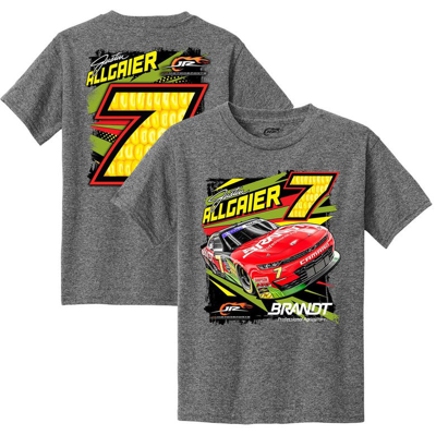 Jr Motorsports Official Team Apparel Heather Charcoal Justin Allgaier Car T-shirt