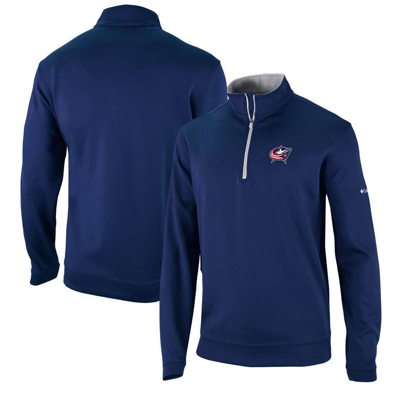 Columbia Navy Columbus Blue Jackets Wickham Hills Omni-wick Quarter-zip Jacket