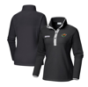 Columbia Black Minnesota Wild Benton Springs Half-snap Jacket In Black