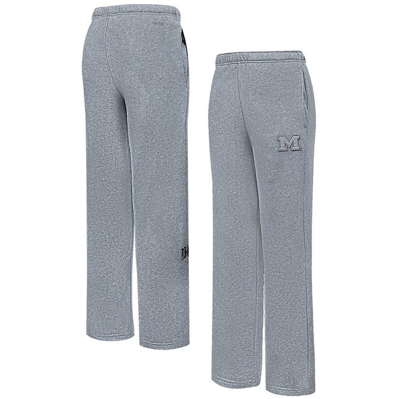 Pro Standard Heather Charcoal Michigan Wolverines Tonal Neutral Relaxed Fit Fleece Sweatpants