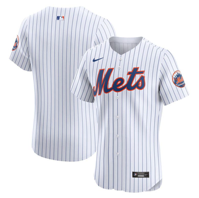 Nike White New York Mets Home Elite Jersey