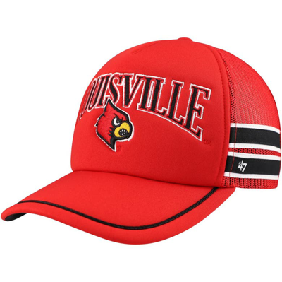 47 ' Red Louisville Cardinals Sideband Trucker Adjustable Hat