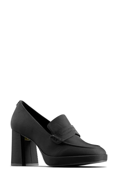 Clarks X Martine Rose Coming Up Roses Loafer Pump In Black Textile