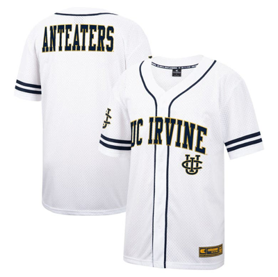 Colosseum White Uc Irvine Anteaters Free Spirited Mesh Button-up Baseball Jersey