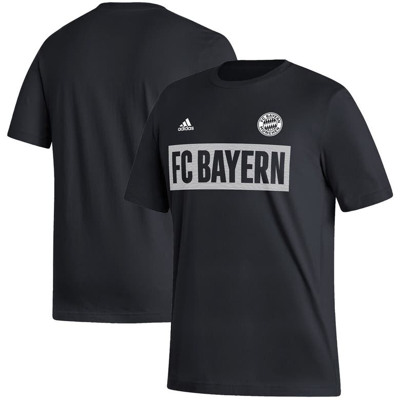 Adidas Originals Adidas Black Bayern Munich Culture Bar T-shirt