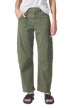 Citizen Of Humanity Citizens Of Humanity Marcelle Cotton Cargo Trousers In Surplus