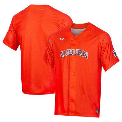 Under Armour Orange Auburn Tigers Replica Baseball Jersey