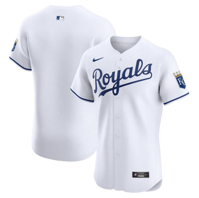 Nike White Kansas City Royals Home Elite Jersey