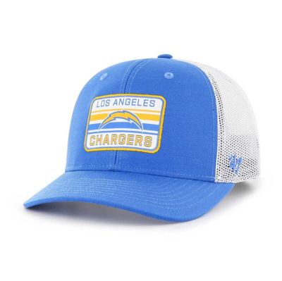 47 ' Powder Blue/white Los Angeles Chargers Drifter Adjustable Trucker Hat