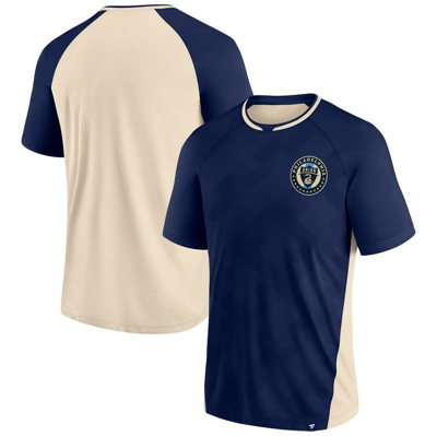 Fanatics Branded Navy Philadelphia Union Attacker Raglan T-shirt