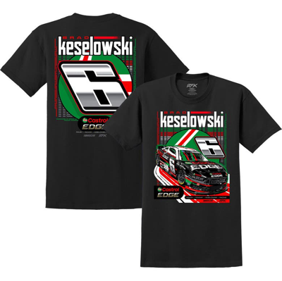 E2 Apparel Black Brad Keselowski  Castrol Edge T-shirt