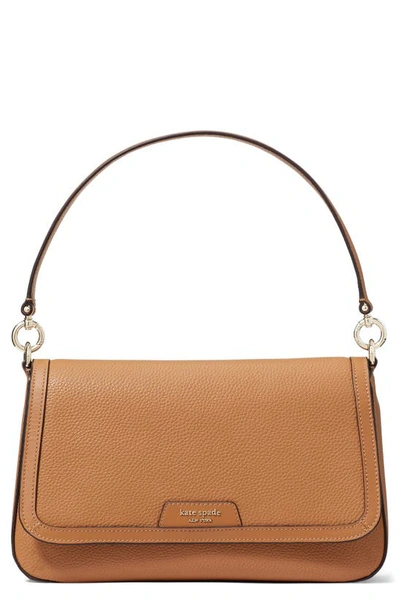 Kate Spade New York Hudson Pebble Leather Shoulder Bag In Bungalow