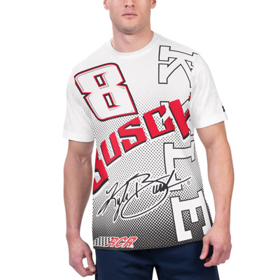 Starter White Kyle Busch Extreme Lineman Graphic T-shirt