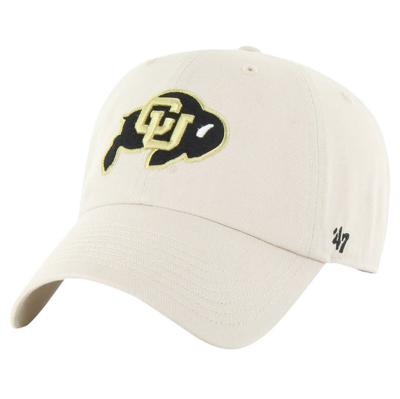 47 ' Cream Colorado Buffaloes Clean Up Adjustable Hat In White