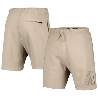 Pro Standard Khaki Arizona Diamondbacks Neutral Fleece Shorts
