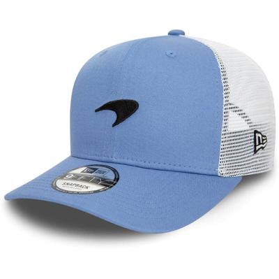 New Era Blue Mclaren F1 Team Seasonal Pre-curved 9fifty Trucker Adjustable Hat