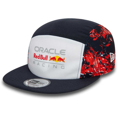 New Era Men's  White, Navy Red Bull Racing Camper Adjustable Hat In White,navy