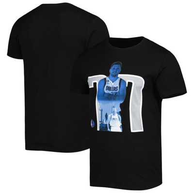 Stadium Essentials Men's  Luka Doncic Black Dallas Mavericks Player Metro T-shirt