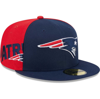 NEW ERA NEW ERA NAVY NEW ENGLAND PATRIOTS GAMEDAY 59FIFTY FITTED HAT
