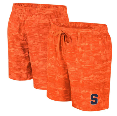 Colosseum Orange Syracuse Orange Ozark Swim Shorts