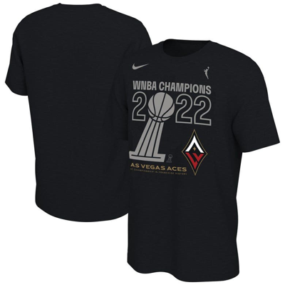 Nike Unisex  Black Las Vegas Aces 2022 Wnba Champions Trophy T-shirt