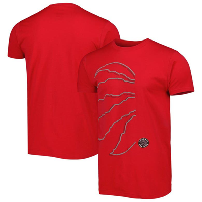 Stadium Essentials Unisex  Red Toronto Raptors Element Logo Pop T-shirt