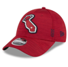 New Era Red Los Angeles Angels 2024 Clubhouse 9forty Adjustable Hat In Red