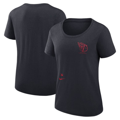 Nike Navy Cleveland Guardians Authentic Collection Performance Scoop Neck T-shirt