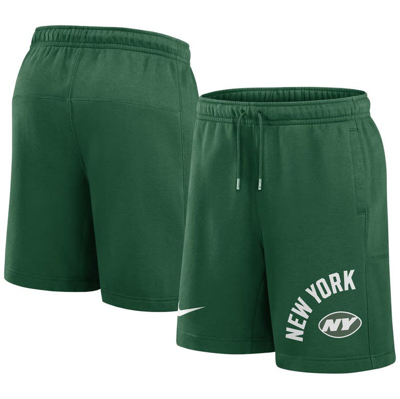 Nike Green New York Jets Arched Kicker Shorts