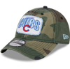 New Era Camo Chicago Cubs Gameday 9forty Adjustable Hat In Camo