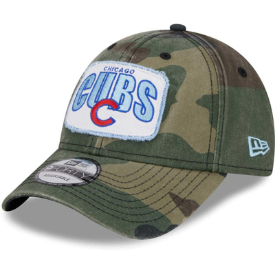 New Era Camo Chicago Cubs Gameday 9forty Adjustable Hat