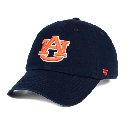 47 ' Navy Auburn Tigers Vintage Clean Up Adjustable Hat In Blue