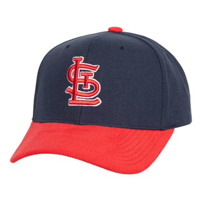 Mitchell & Ness Navy St. Louis Cardinals Corduroy Pro Snapback Hat In Blue