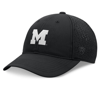 TOP OF THE WORLD TOP OF THE WORLD BLACK MICHIGAN WOLVERINES LIQUESCE TRUCKER ADJUSTABLE HAT